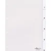 DURABLE Kunststoff-Register, A4, 5-teilig, transparent