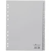 Durable Kunststoff-Register Zahlen 1-31 A4 31-teilig grau