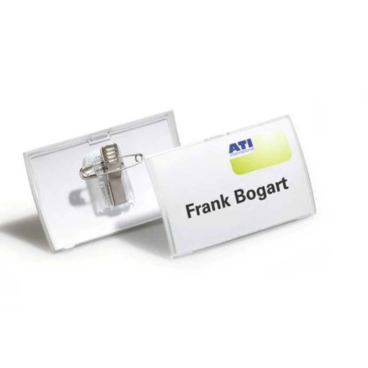 DURABLE Namensschild Click Fold, mit Kombiklemme, 75 x 40 mm