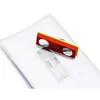 Durable Namensschild Click Fold m Magnet 54x90mm 10Stk trans