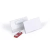 DURABLE Namensschilder, mit Magnet, 75 x 40 mm, transparent
