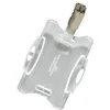 Durable Namensschild, mit Clip, 54 x 90 mm, transparent