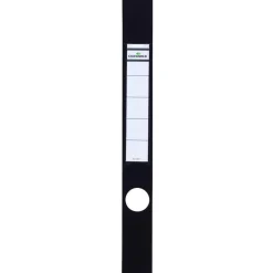 DURABLE 10 Ordneretiketten ORDOFIX® schwarz für 5,0 cm Rückenbreite