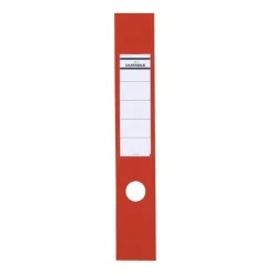 DURABLE 10 Ordneretiketten ORDOFIX® rot für 7,0 cm Rückenbreite