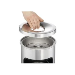Durable Papierkorb Safe mit Ascher rund silber