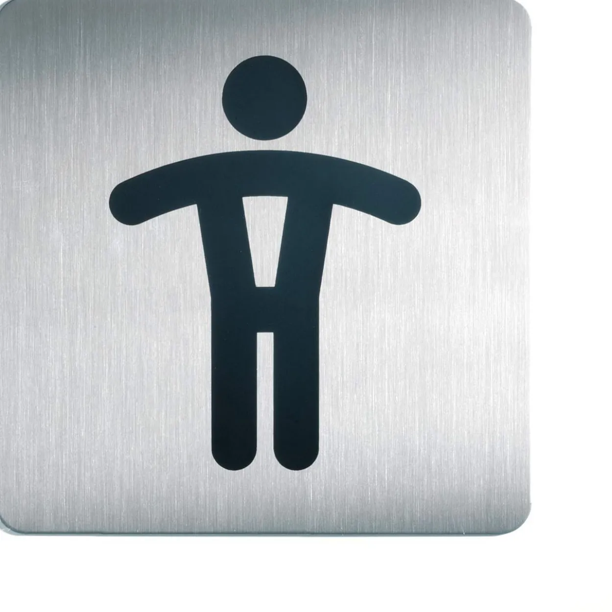 DURABLE Piktogramm "WC Herren" quadratisch 15,0 x 15,0 cm
