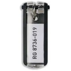 DURABLE Schlüsselanhänger KEY CLIP, schwarz