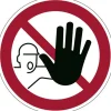 Durable Verbotsaufkleber 'Zutritt verboten'