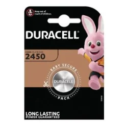 Duracell Batterie Lithium, Knopfzelle, CR2450, 3V Electronics, Retail Blister (2-Pack)