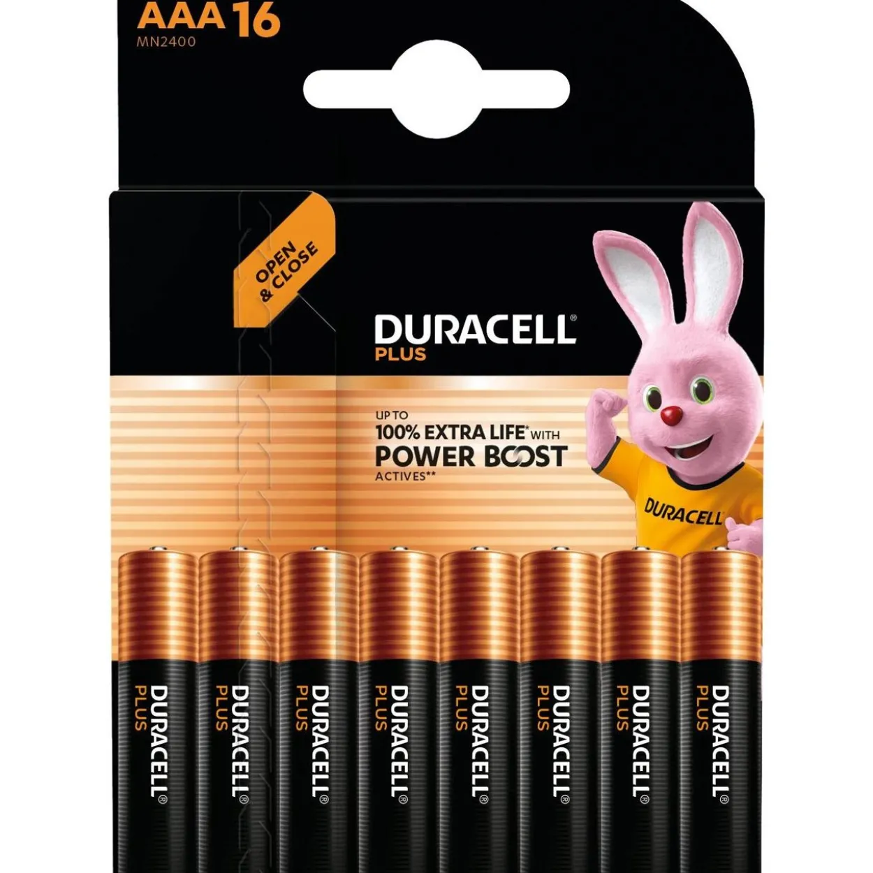 Duracell Batterie Plus -AAA (MN2400/LR03) BOOST CP16 16St.