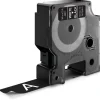 Dymo D1 19mm x 7m weiß auf schwarz