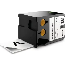 Dymo XTL Vinyl Permanent 54mm schwarz auf weiß