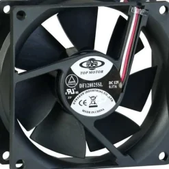 Dynatron Fan 80x80x25mm 2400 U/min 24 dB(A) schwarz