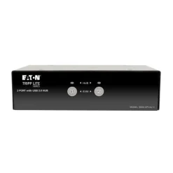 Eaton Tripp Lite 2-Port DisplayPort KVM Switch w/Audio, Cables and USB 3.0 SuperSpeed Hub - KVM-/Audio-/USB-Switch - 2 x KVM/Audio/USB - 1 lo