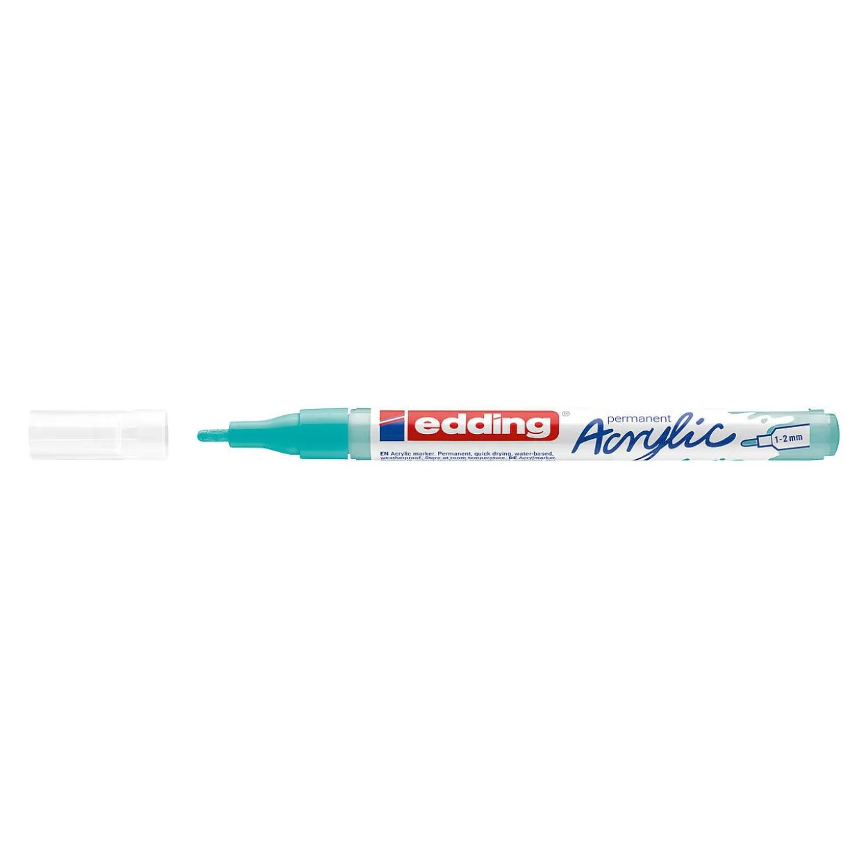 edding 5300 Acrylstift fein türkis 1,0 - 2,0 mm, 1 St.