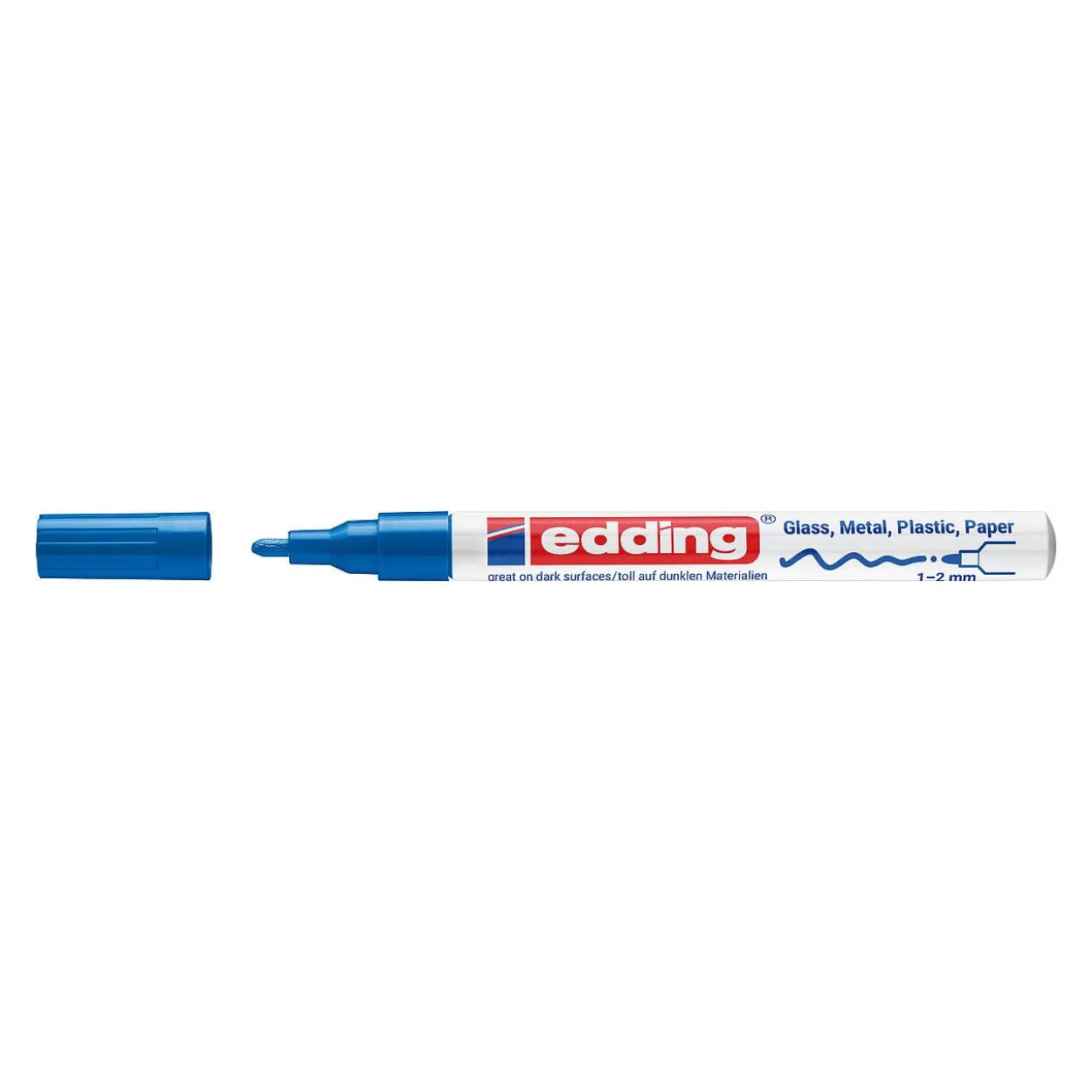 edding 751 creative Lackmarker blau 1,0 - 2,0 mm, 1 St. (4-751-9-003)