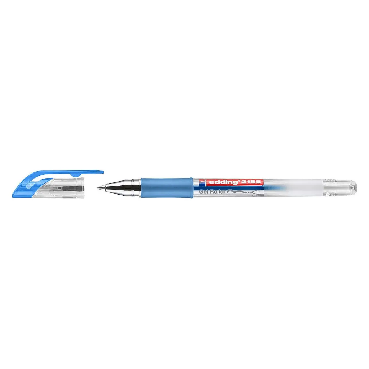 edding 2185 Crystaljelly Gelschreiber transparent 0,7 mm, Schreibfarbe: blau, 1 St.