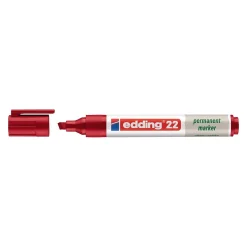 edding 22 EcoLine Permanentmarker rot 1,0 - 5,0 mm, 10 St.