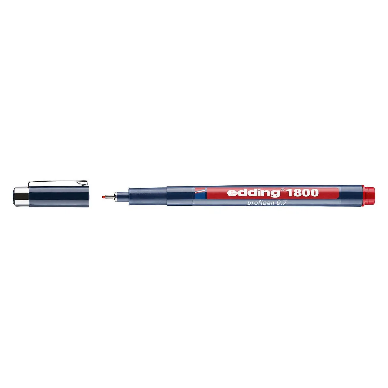 edding 1800 Fineliner rot 0,7 mm, 1 St.