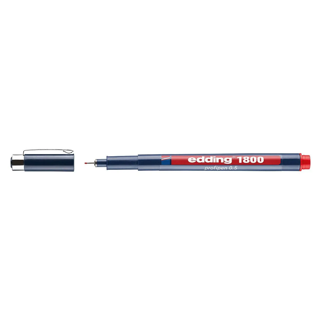 edding 1800 Fineliner rot 0,5 mm, 1 St.