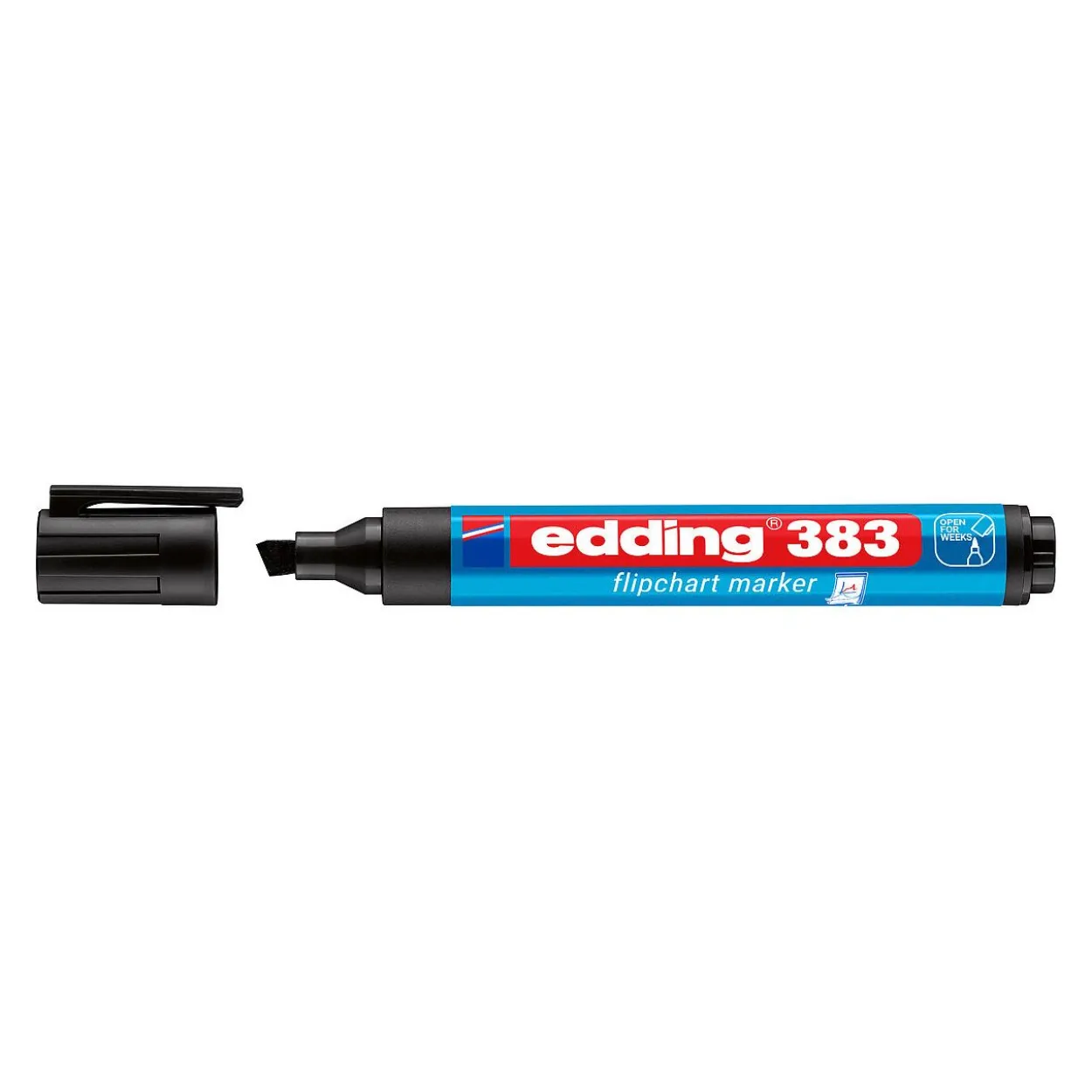 edding 383 Flipchart-Marker schwarz 1,0 - 5,0 mm, 10 St.