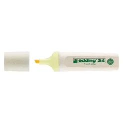 edding Highlighter 24 EcoLine pastell Textmarker gelb, 1 St.