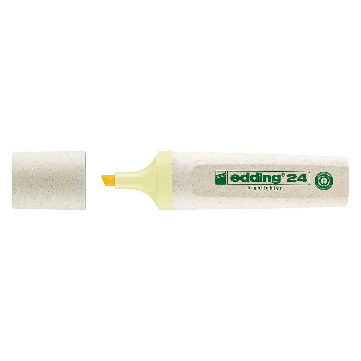 edding Highlighter 24 EcoLine pastell Textmarker gelb, 1 St.