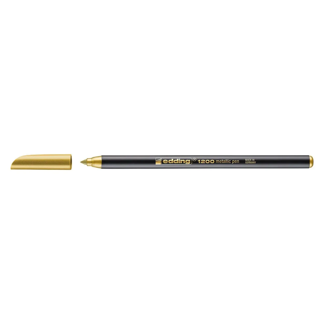 edding 1200 metallic colourpen Filzstift gold, 1 St.