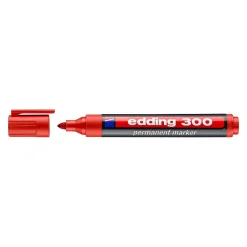 edding 300 Permanentmarker rot 1,5 - 3,0 mm, 10 St.