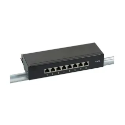 EFB Mini-Patchpanel STP 8xRJ45 Cat.6, 10