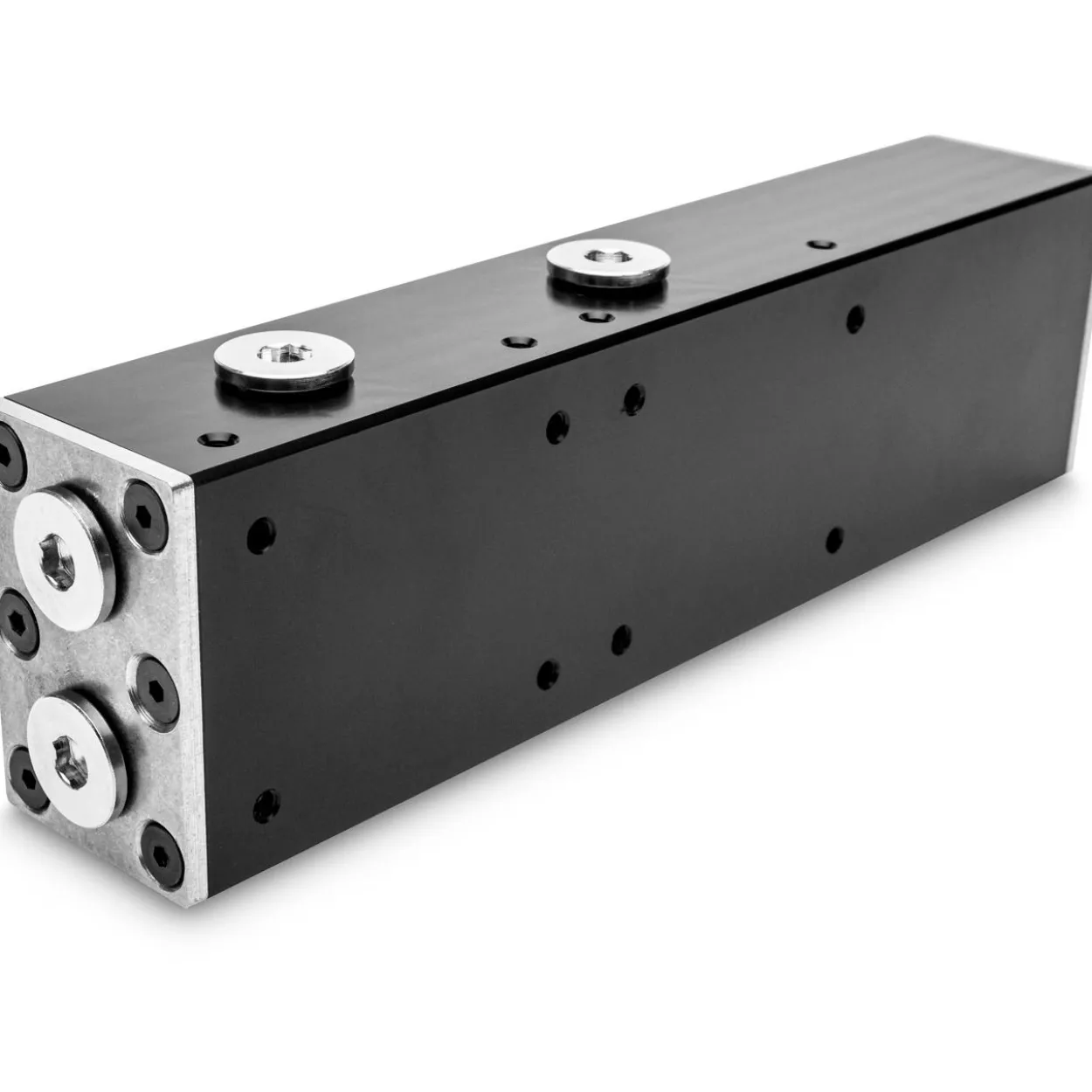 EK Water Blocks EK-Pro Manifold 2CPU 4GPU Verteiler Acetal, schwarz