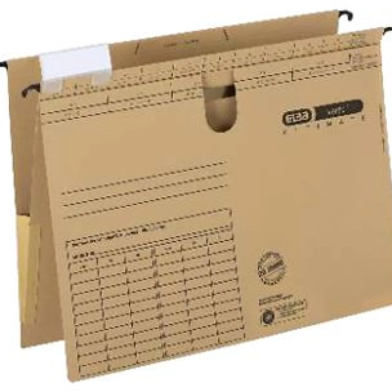 ELBA 25 Taschenhefter vertic ULTIMATE Karton naturbraun 1 x kaufmännische Heftung