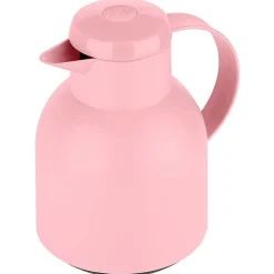 Emsa SAMBA Isolierkanne, 1 Liter (rosa, QUICK PRESS Verschluss)