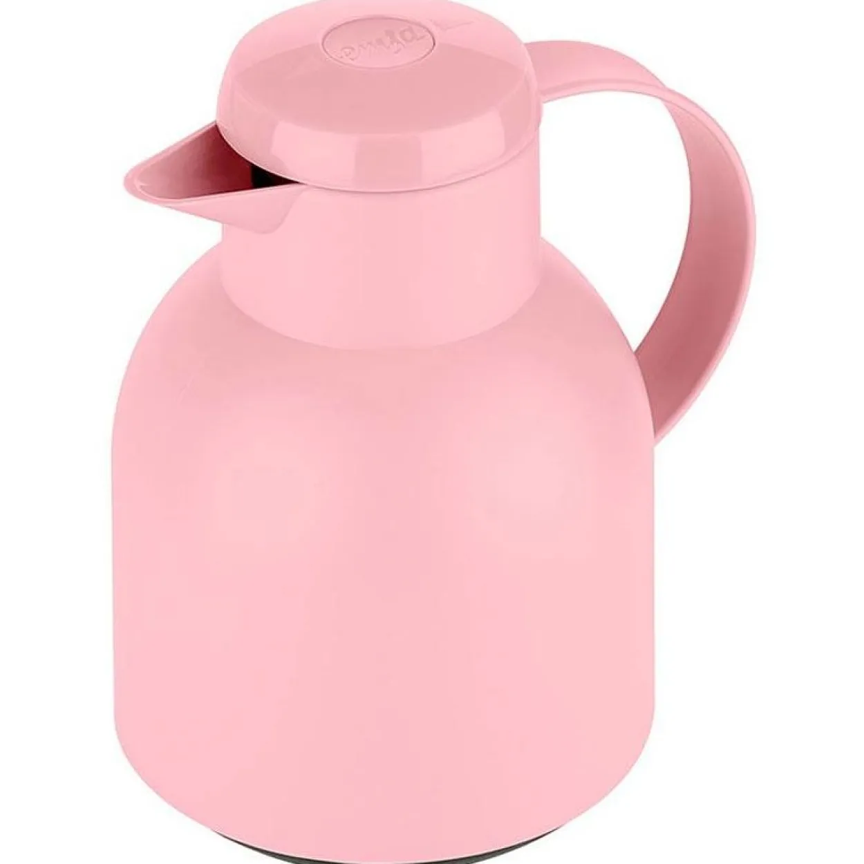 Emsa SAMBA Isolierkanne, 1 Liter (rosa, QUICK PRESS Verschluss)