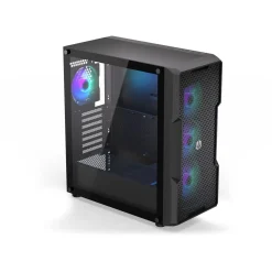 Endorfy Regnum 400 ARGB mit Sichtfenster Midi Tower ohne Netzteil schwarz