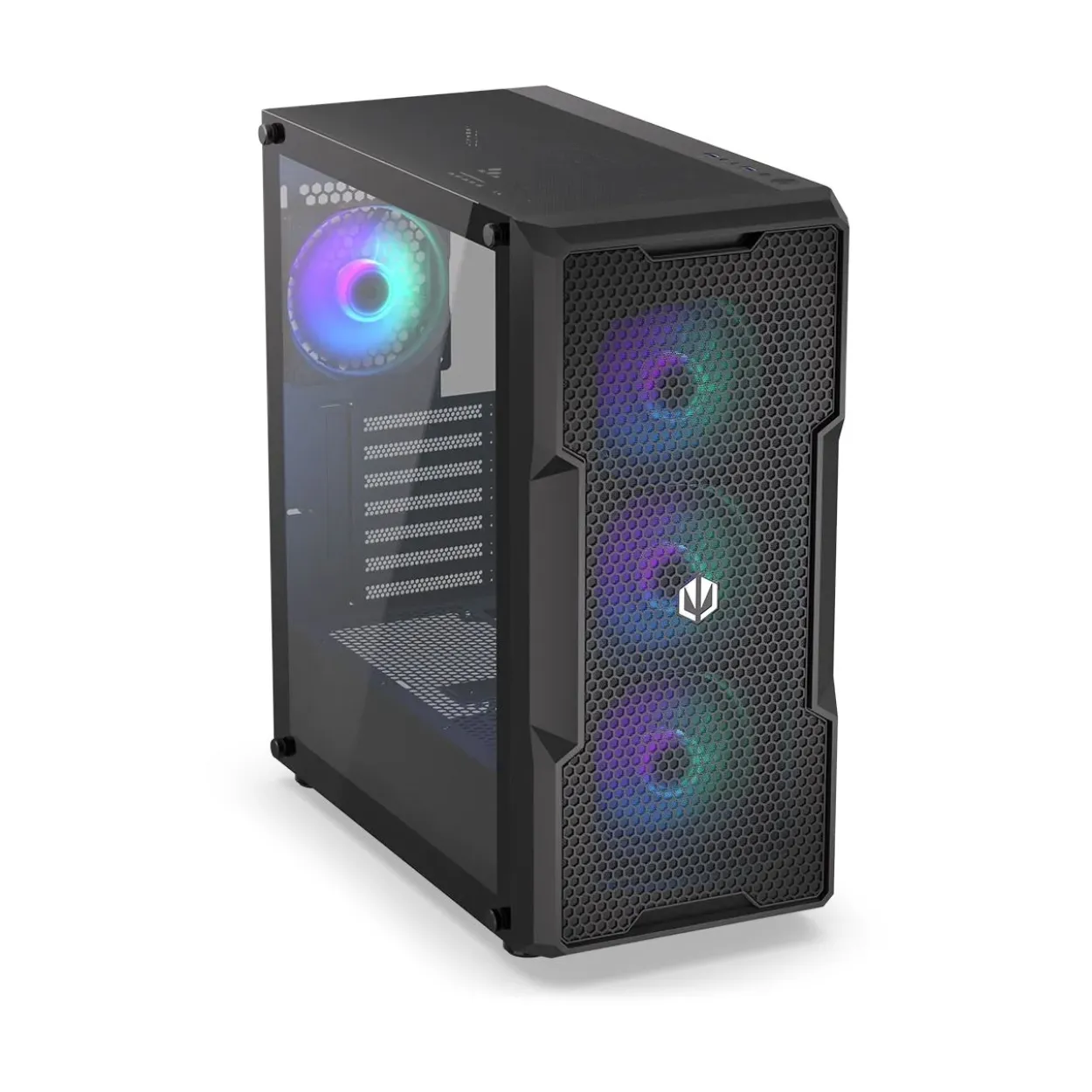 Endorfy Regnum 400 ARGB mit Sichtfenster Midi Tower ohne Netzteil schwarz