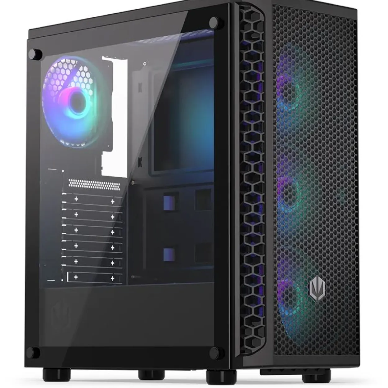 Endorfy Signum 300 ARGB mit Sichtfenster Midi Tower ohne Netzteil schwarz