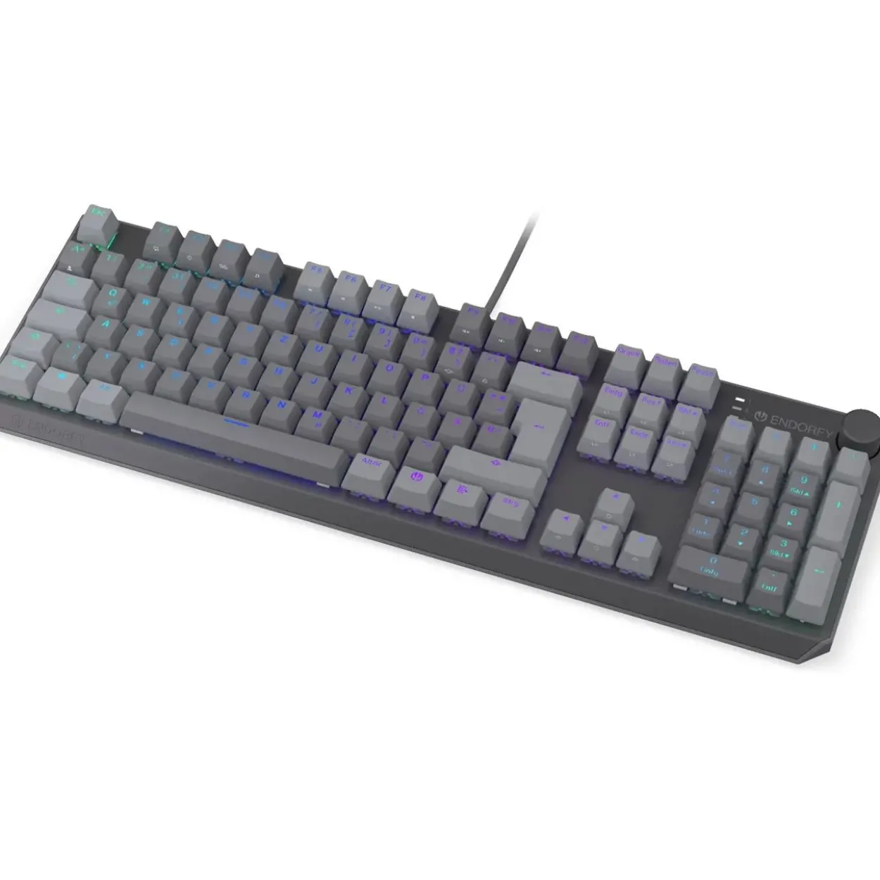 Endorfy Thock V2 Endorfy Red USB Deutsch grau (kabelgebunden)