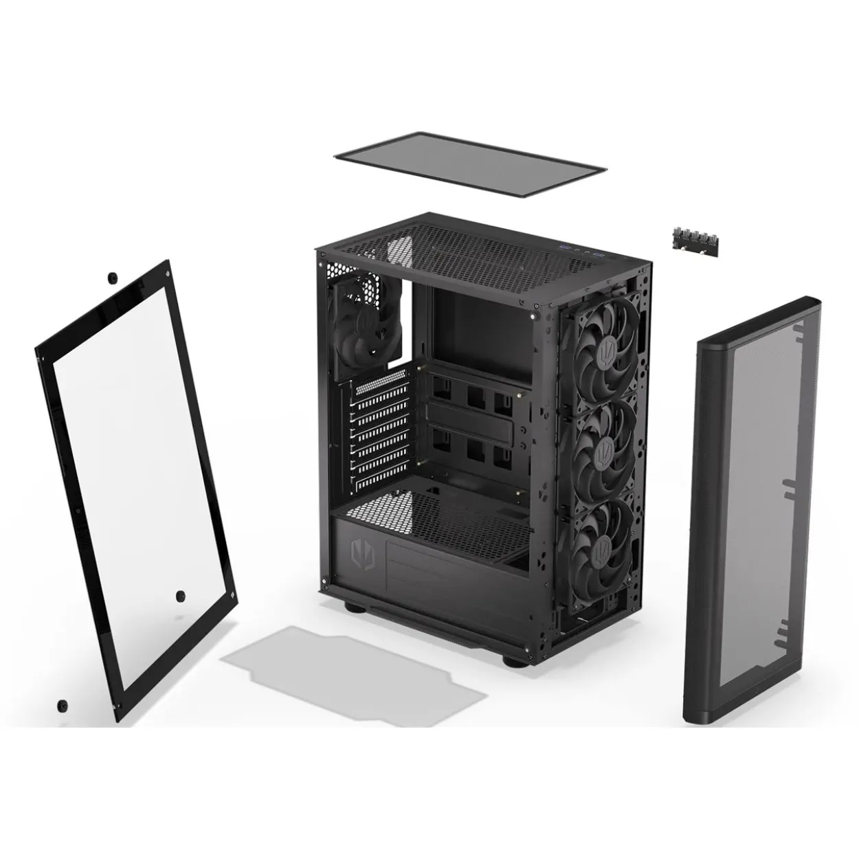 Endorfy Ventum 200 Air Midi Tower ohne Netzteil schwarz