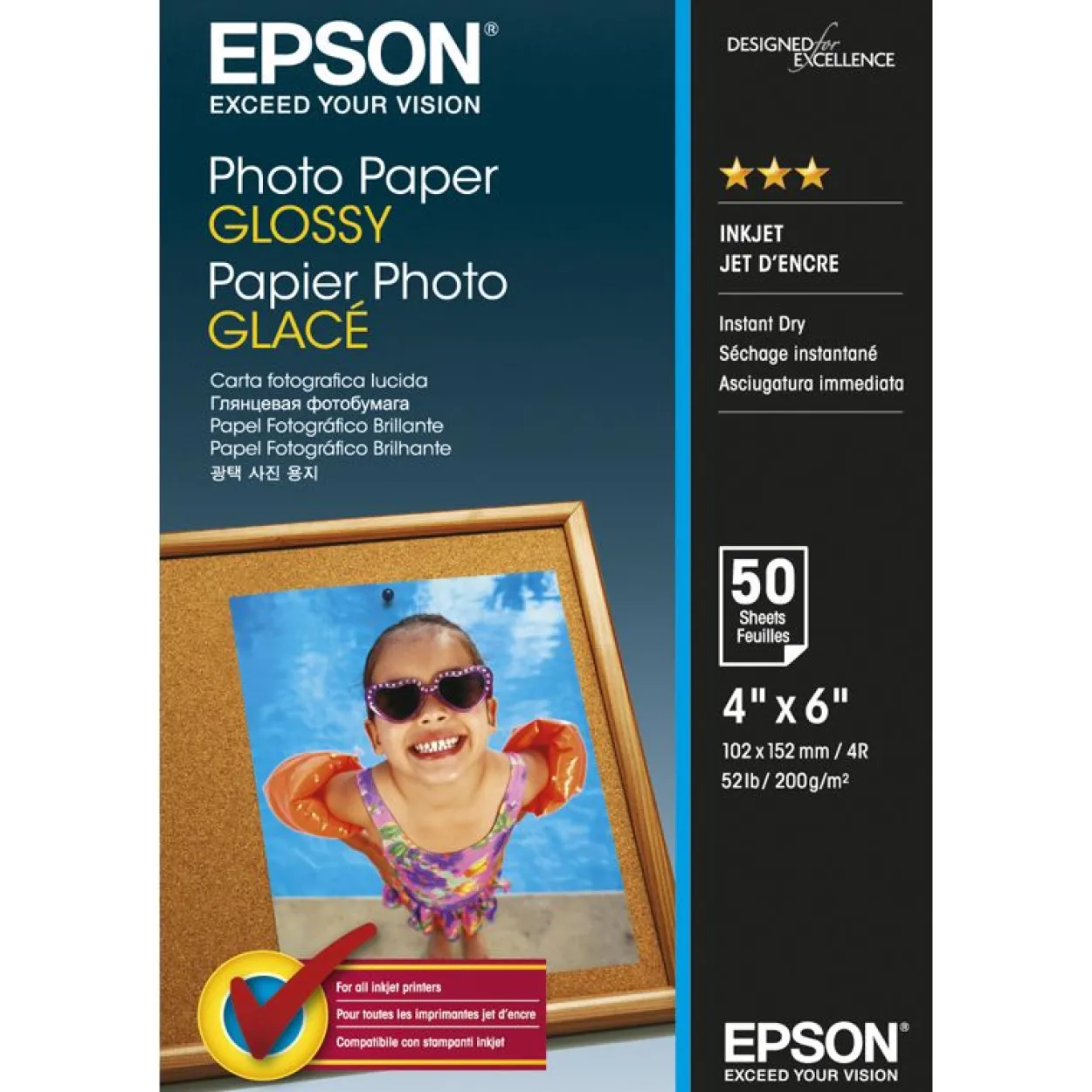 Epson C13S042547 Fotopapier 10x15 cm (50 Blatt)