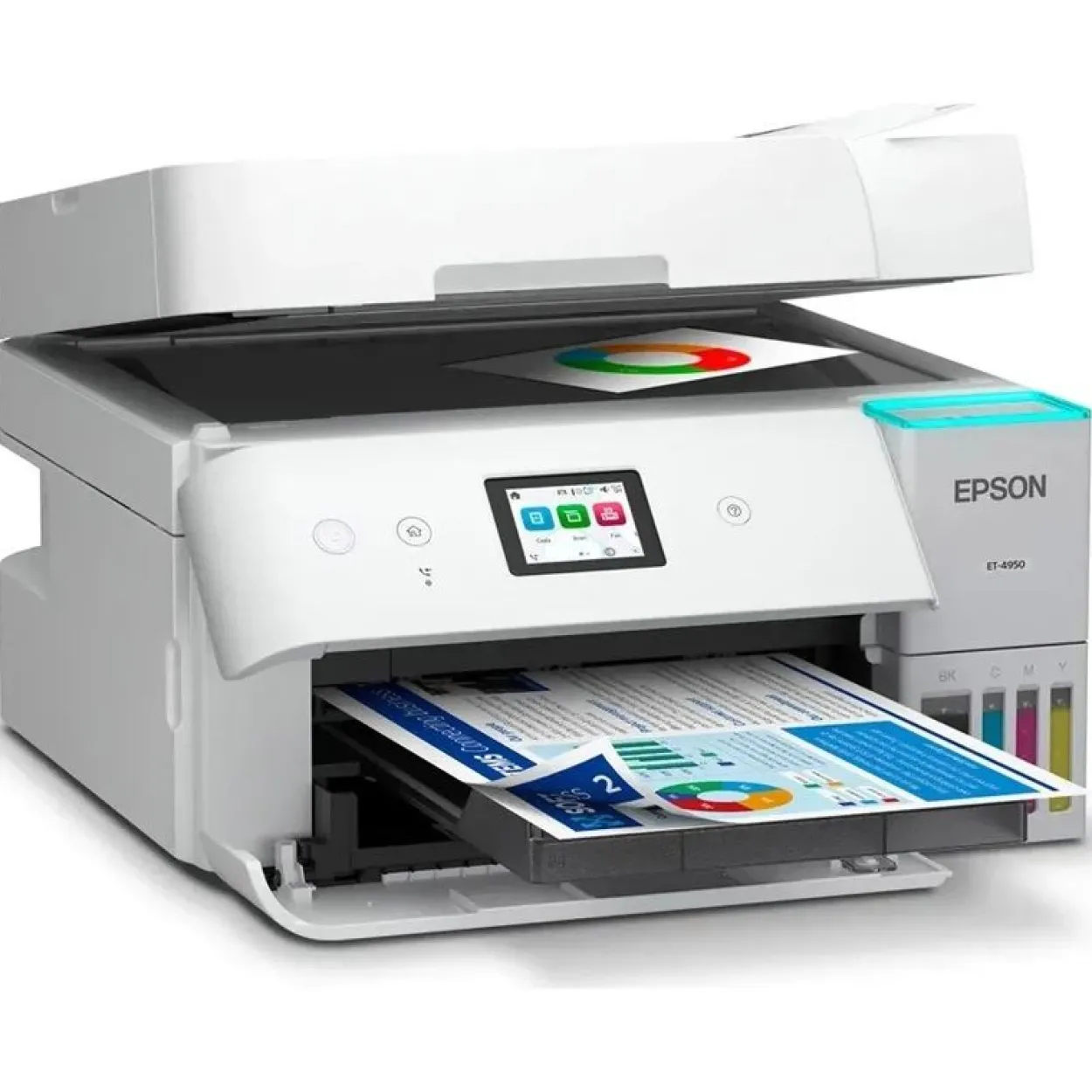 EPSON EcoTank ET-4956 4 in 1 Tintenstrahl-Multifunktionsdrucker weiß