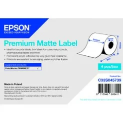 Epson PREMIUM MATTE LABEL CONTINUOUS C33S045739