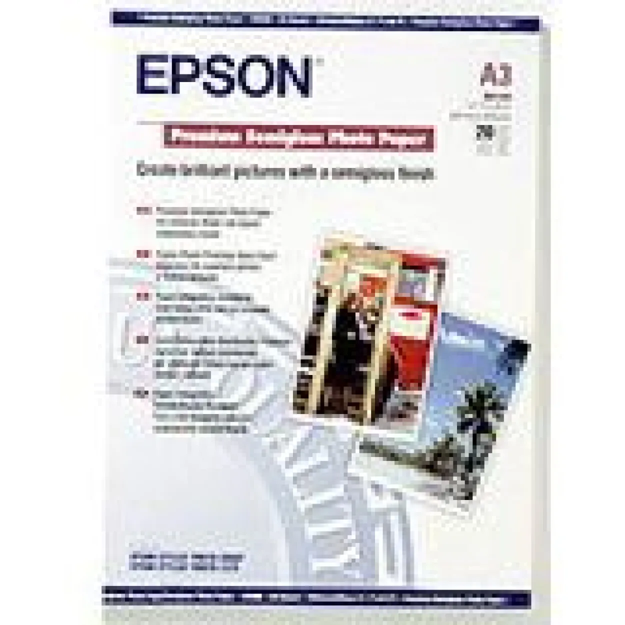 Epson Premium Semigloss Fotopapier 42x29.7 cm (20 Blatt)