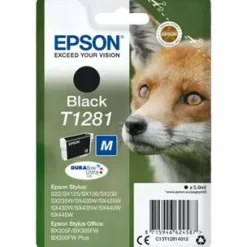 Epson Singlepack T1281 Durabrite Schwarz