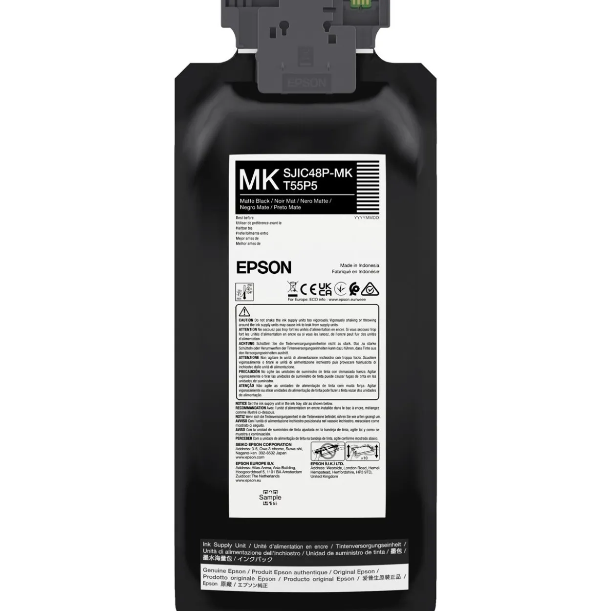 EPSON Tnte schwarz matte f. C8000e