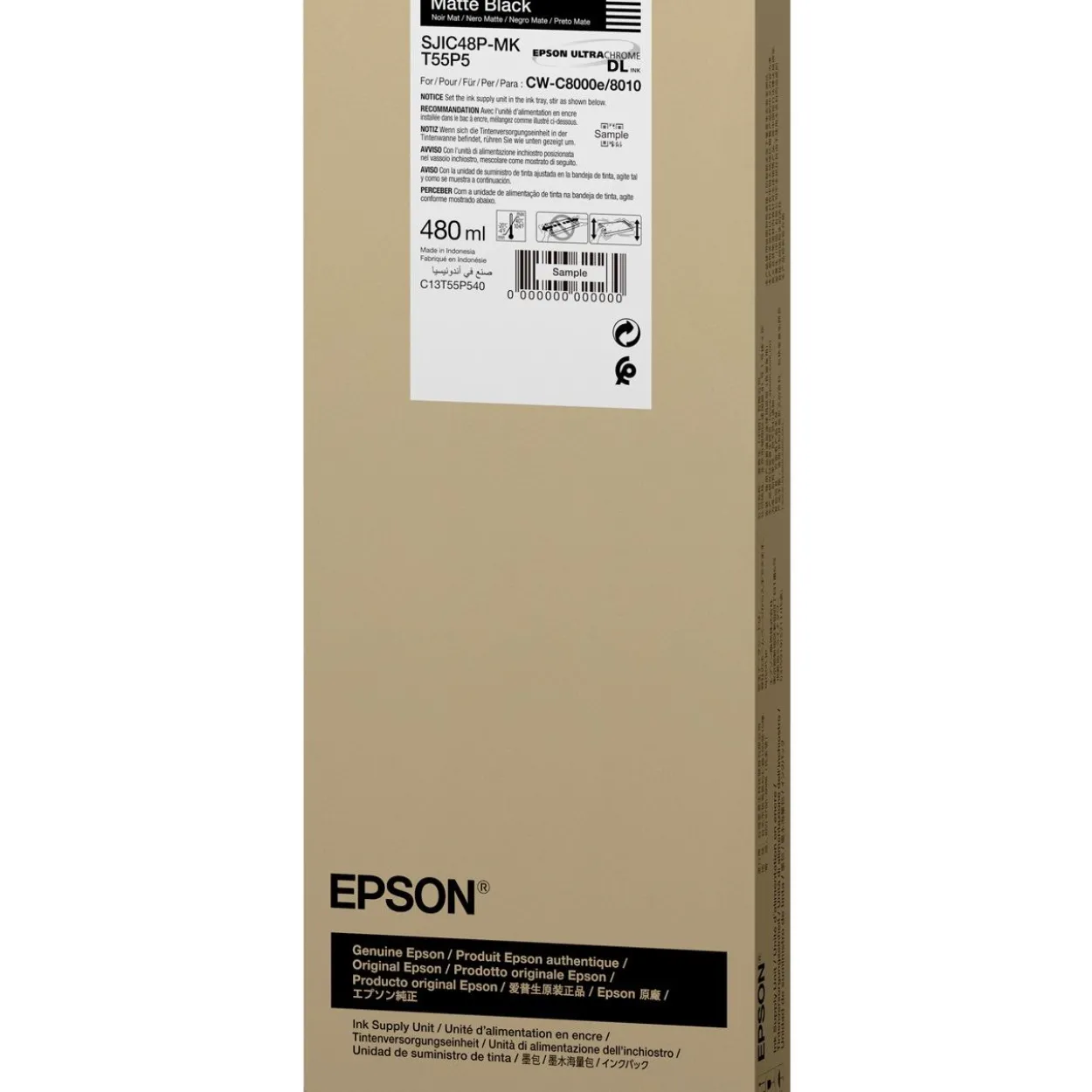 EPSON Tnte schwarz matte f. C8000e
