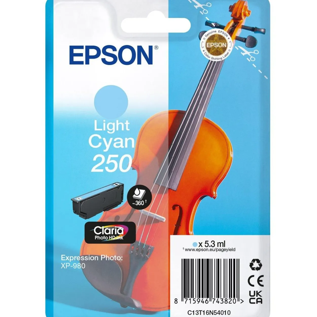 EPSON 250 (Violine) light cyan Druckerpatrone
