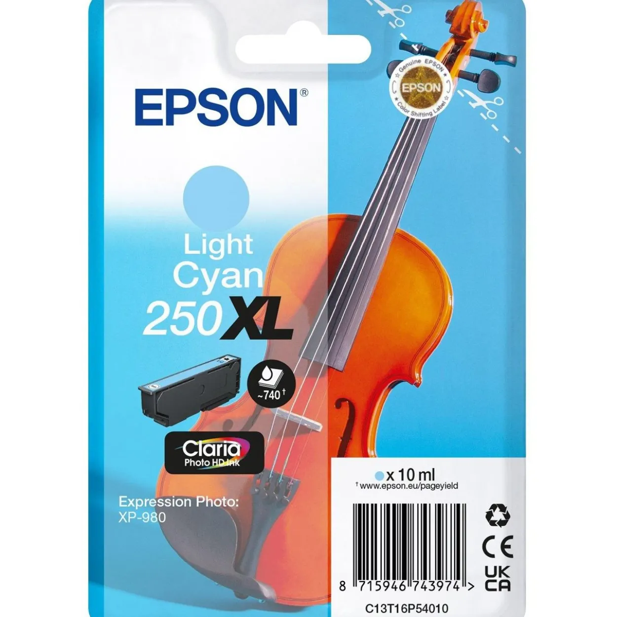 EPSON 250XL (Violine) light cyan Druckerpatrone