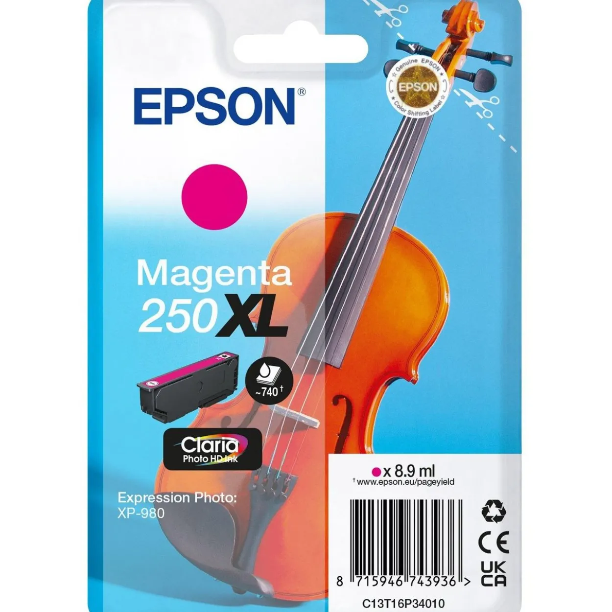 EPSON 250XL (Violine) magenta Druckerpatrone