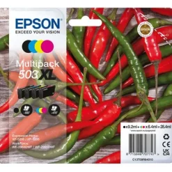EPSON XP5200 TINTE (4) CMYK 503XL 1x550S blk + 3x470S cmy